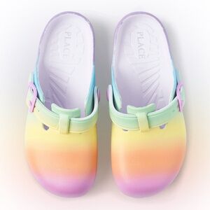 The Children’s Place Rainbow Ombre Clogs